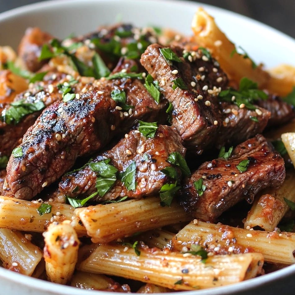 Sweet and Spicy Garlic Steak Pasta 13 Sweet and Spicy Garlic Steak Pasta
